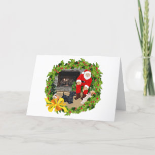 Scottie-Hunde zu Weihnachten