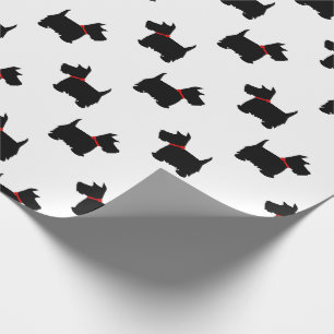 Scottie-Hundemuster Geschenkpapier
