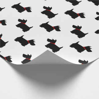 Scottie-Hundemuster Geschenkpapier