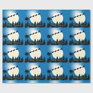 Scottie-HundePferdeschlitten Geschenkpapier