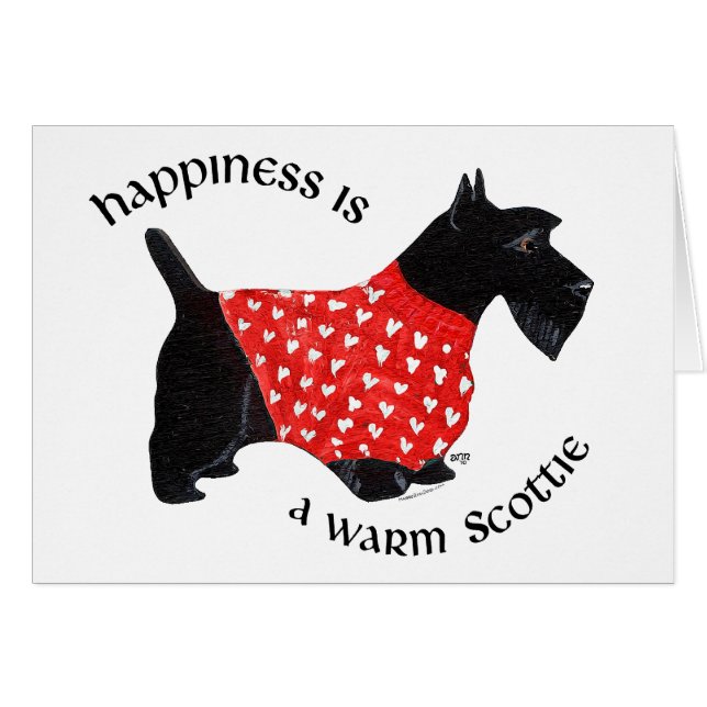 Scottie in Red Kariert Sweater (Vorderseite (Horizontal))