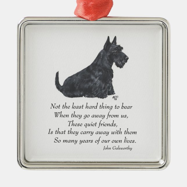 Scottie Keepake Ornament (Vorne)