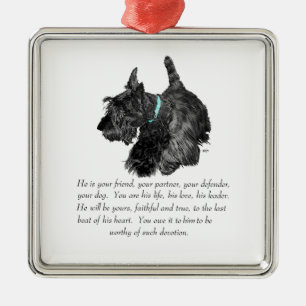 Scottie Keepake Ornament - MALE