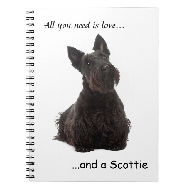 Scottie Liebe Notebook Notizblock (Vorderseite)
