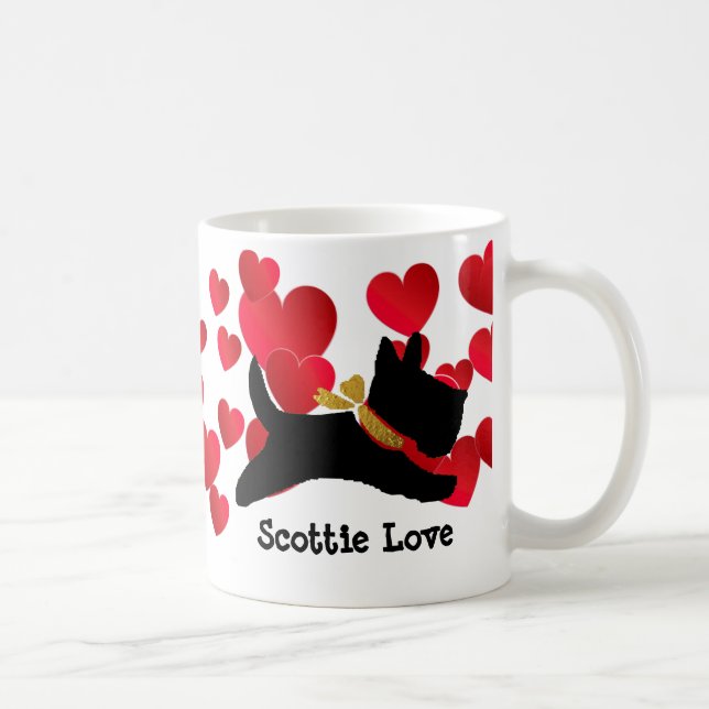 Scottie-Liebe Tasse (Rechts)