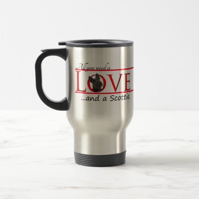 Scottie Liebe Travel Mug Reisebecher (Links)