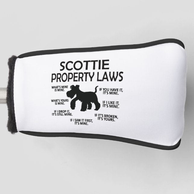 Scottie Lover Scottish Terrier Owner Scottie Mama Golf Headcover (Vorderseite)