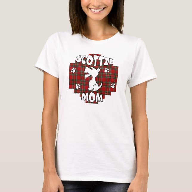 Scottie-Mama T-Shirt (Vorderseite)