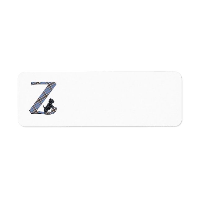 SCOTTIE Monogram Z Address Labels (Vorne)