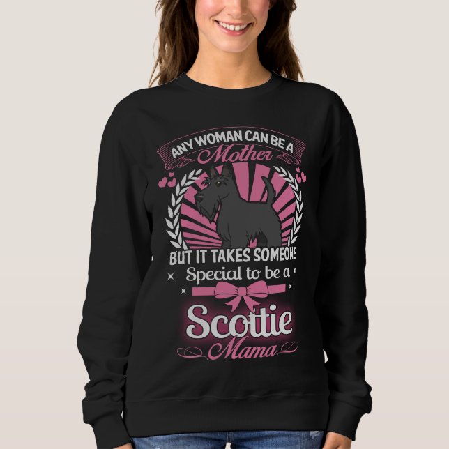 Scottie-Mutter Sweatshirt (Vorderseite)