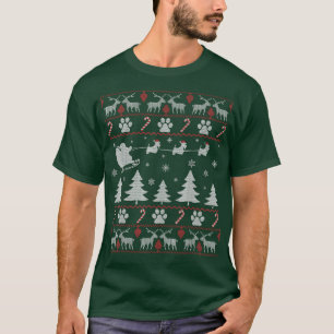 Scottie Niedlich Dog Ugly Christmas Sweater for Do T-Shirt