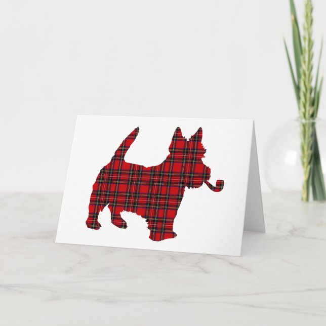 Scottie Scots Terrier Karte (Vorderseite)