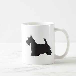 Scottie Scottish Terrier Basic Breed Silhouette Kaffeetasse