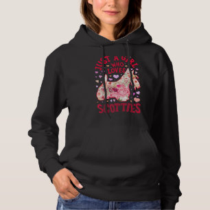 Scottie Scottish Terrier Just A Girl Who Lieben Do Hoodie