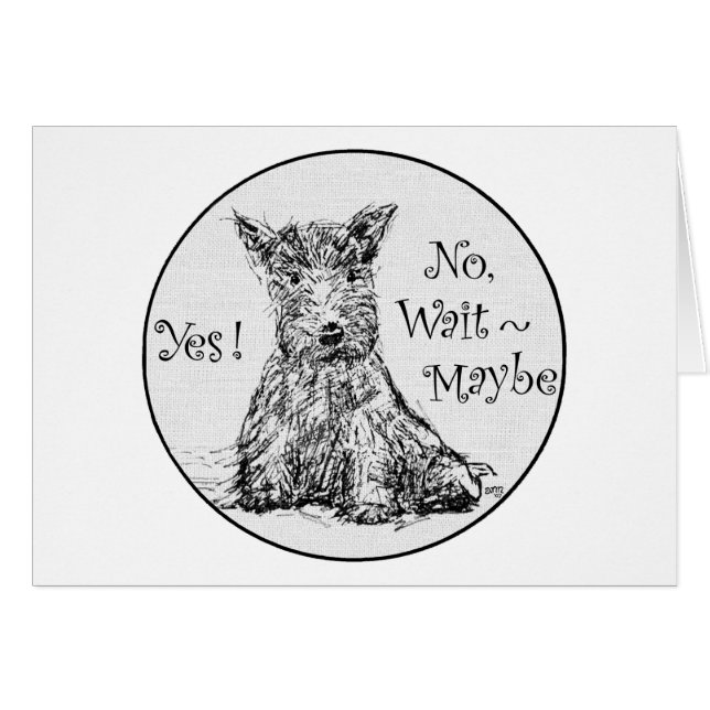 Scottie Sketch - Unentschlossenheit (Vorderseite (Horizontal))