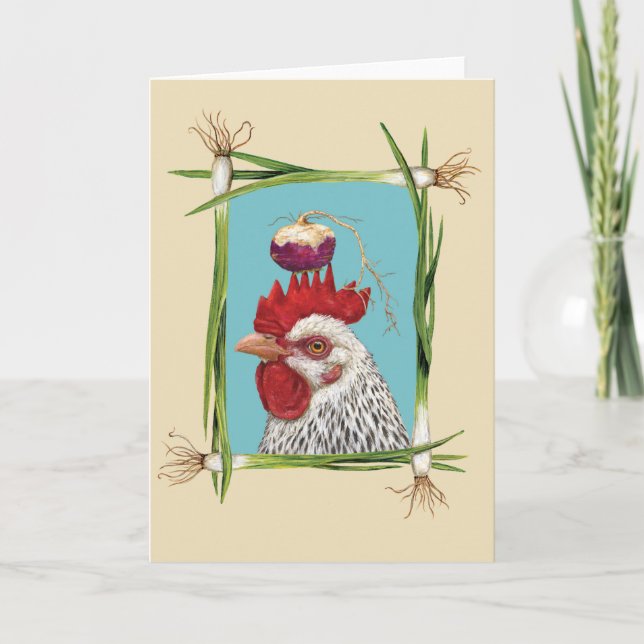 Scottie the rooster card karte (Vorderseite)