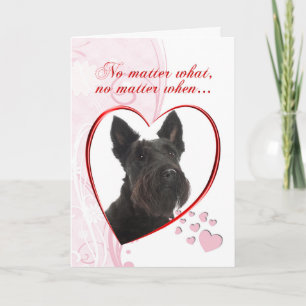 Scottie Valentine Feiertagskarte