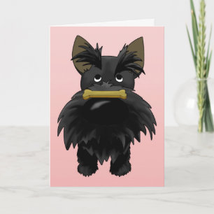 Scottie Valentine's Day Card Feiertagskarte