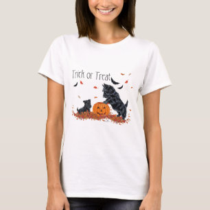 SCOTTIE Vater und Pup Halloween T-Shirt