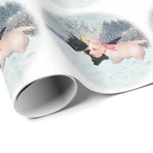 Scottie-Welpen Geschenkpapier