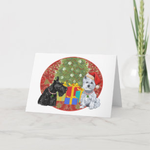 Scottie & Westie Weihnachten