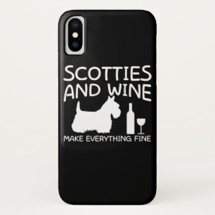 Scotties-Hundewein machen alles fein Case-Mate iPhone Hülle