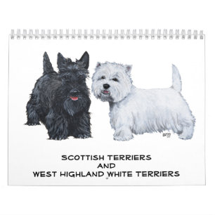 Scotties und Westies KALENDER