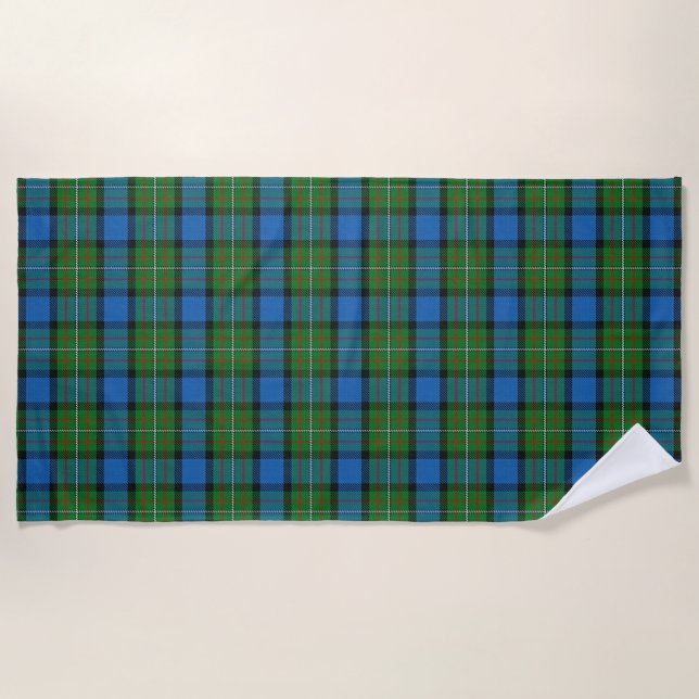 Scottish Accents Clan Fergusson Tartan Strandtuch (Vorderseite)