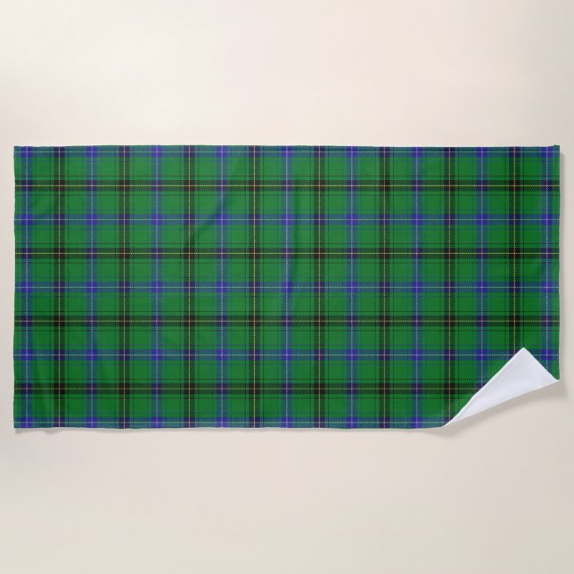 Scottish Accents Clan Henderson Tartan Strandtuch (Vorderseite)