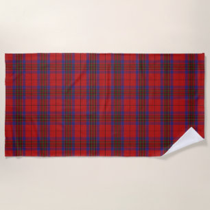 Scottish Accents Clan Leslie Red Tartan Strandtuch