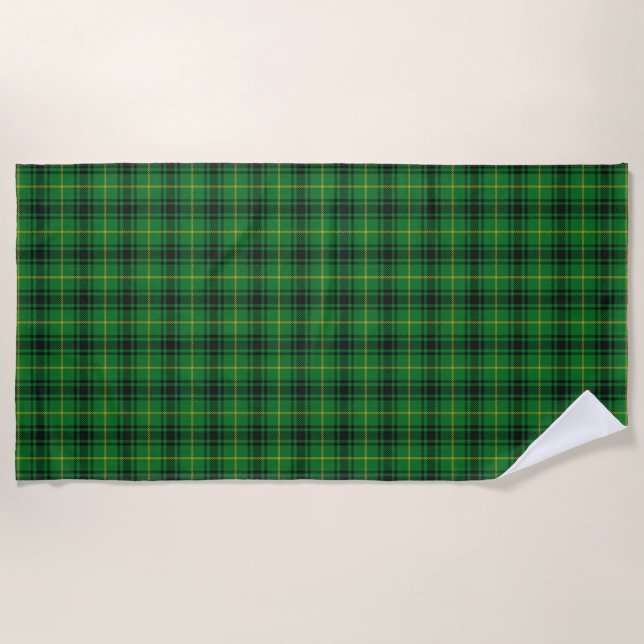 Scottish Accents Clan MacArthur Tartan Strandtuch (Vorderseite)