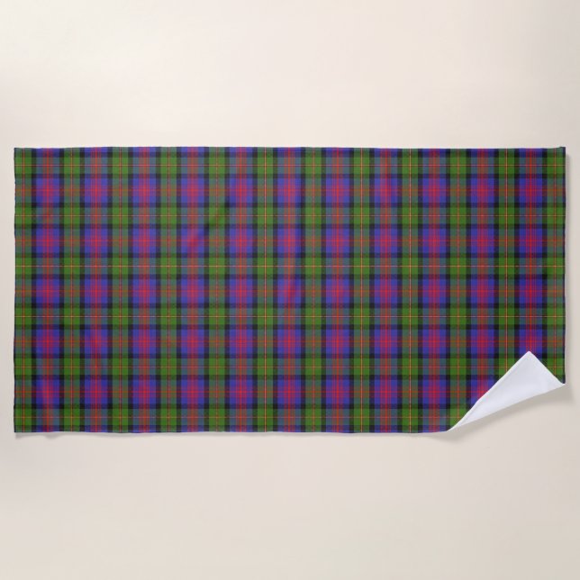 Scottish Accents Clan MacLennan Tartan Strandtuch (Vorderseite)