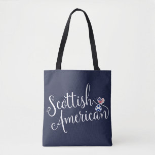 Scottish American Entwined Hearts Grocerag