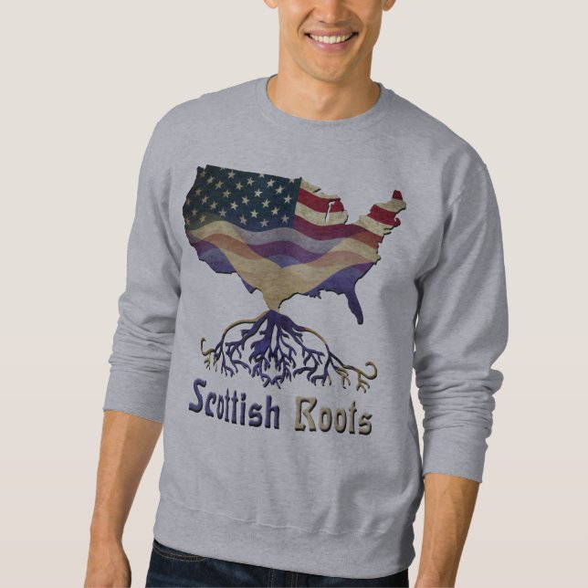 Scottish American Roots Sweatshirt (Vorderseite)