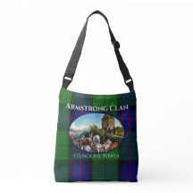 Scottish Armstrong Clan Tartan & Castle Tasche