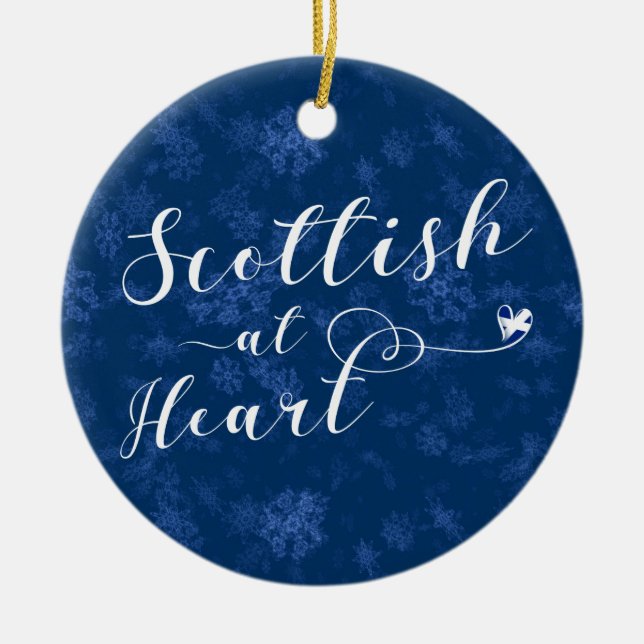 Scottish At Heart, Christmas Tree Ornament (Vorne)