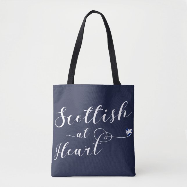 Scottish At Heart Grocertasche (Vorderseite)