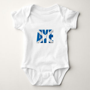 Scottish Aye Baby Strampler