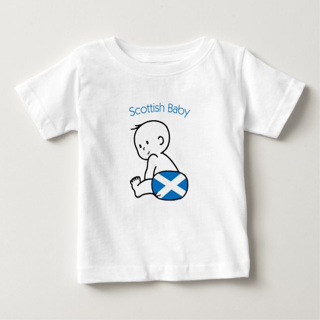 Scottish Baby Baby T-shirt (Vorderseite)