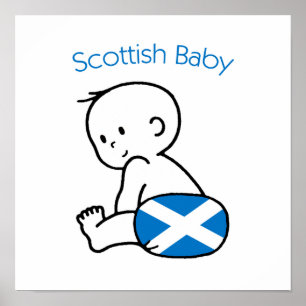 Scottish Baby Poster
