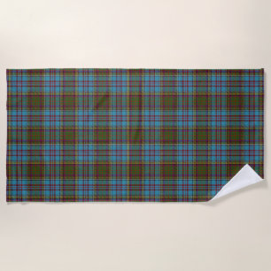 Scottish betont Clan-AndersonTartan Strandtuch