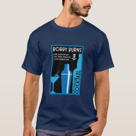 Scottish Bobby Burns Whiskey Cocktail T-Shirt