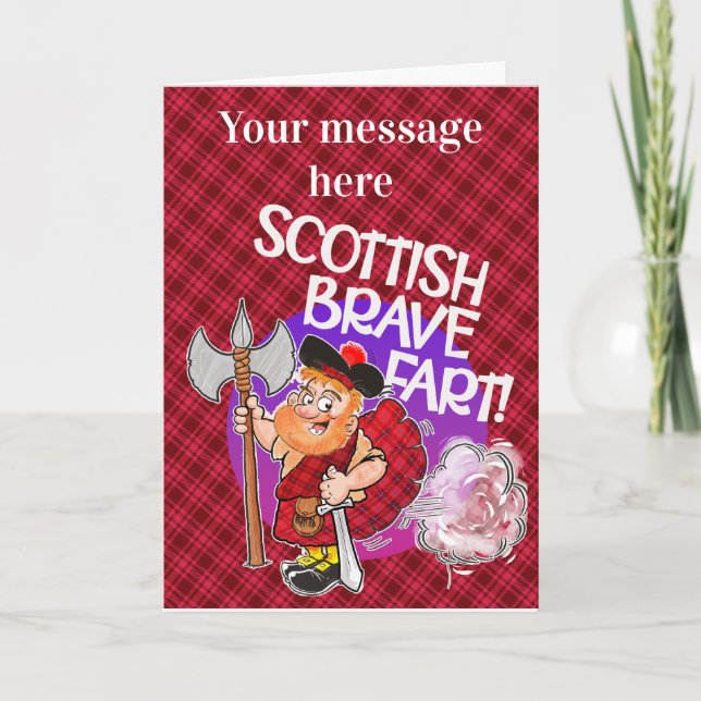 Scottish Bravefart Karte (Vorderseite)