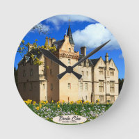 Scottish Brodie Clans Castle Foto Wall Clock