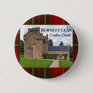 Scottish Burnett Clan Crathes Castle Garden Foto Button