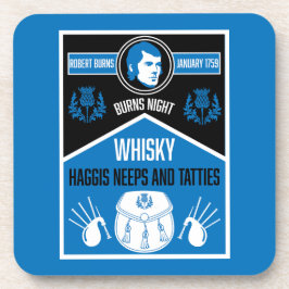 Scottish Burns Night Getränkeuntersetzer