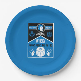 Scottish Burns Night Pappteller