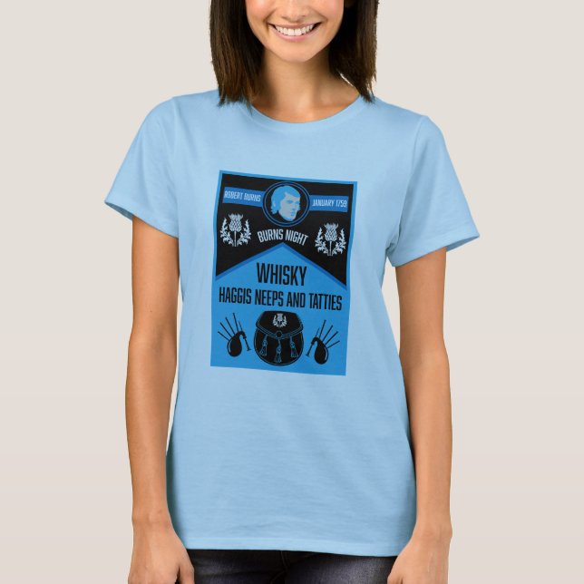 Scottish Burns Night Super T-Shirt (Vorderseite)