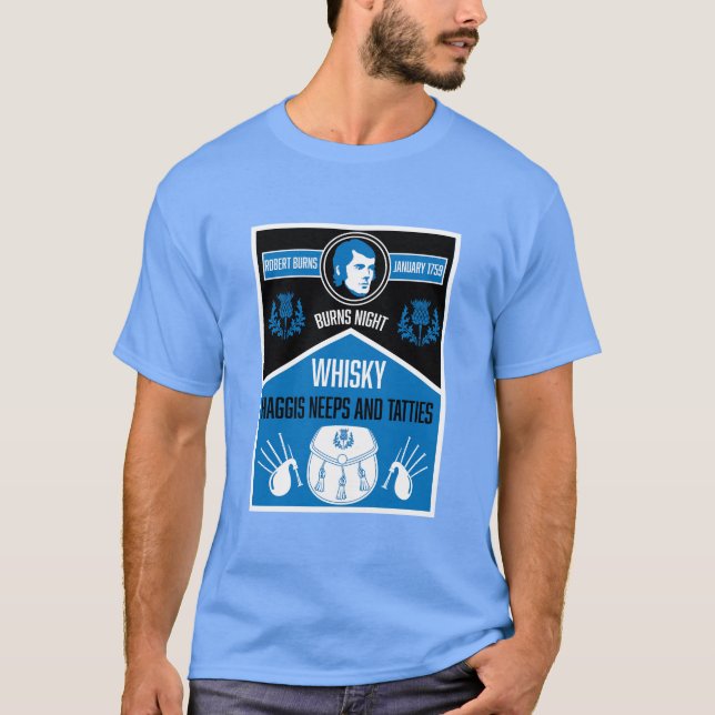 Scottish Burns Night T-Shirt (Vorderseite)