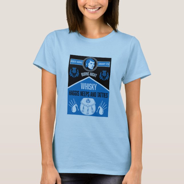 Scottish Burns Night T-Shirt (Vorderseite)